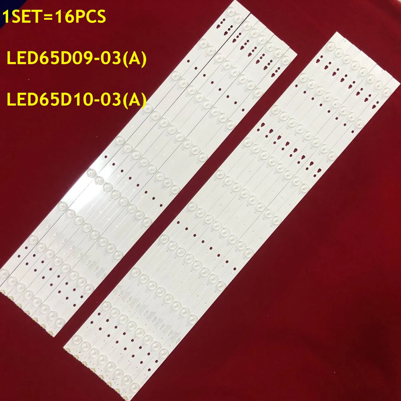 1 комплект = 16 шт. светодиодный светильник бар 65D9 03(A) 65D10 для U65H3 65A5M LS65AL88K81 LS65AL88U51A