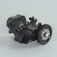 metal gearbox with shifting slipper clutch and transmission internal gears for 110 rc crawler traxxas trx4 trx 6 upgrade parts