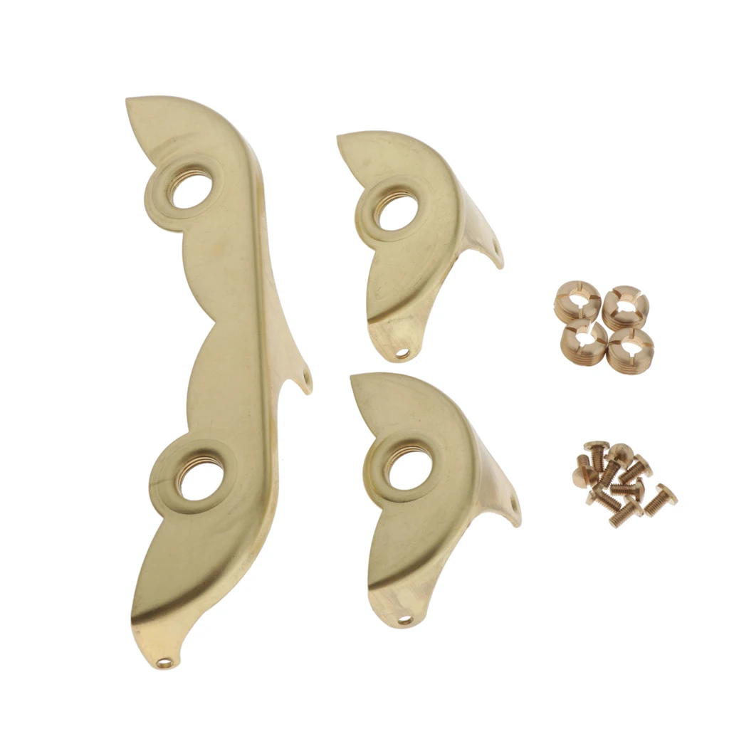 Copper Baritone Saxophone Key Guard Set With Screws For Saxophonists Beginners And Students | Спорт и развлечения