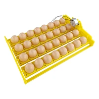 12110220v automatic farm incubation tools egg turner 32 eggs holder rack fits for most incubators