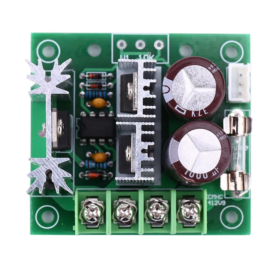 Регулируемый контроллер скорости двигателя постоянного тока DC 12V 40V 400W 10A