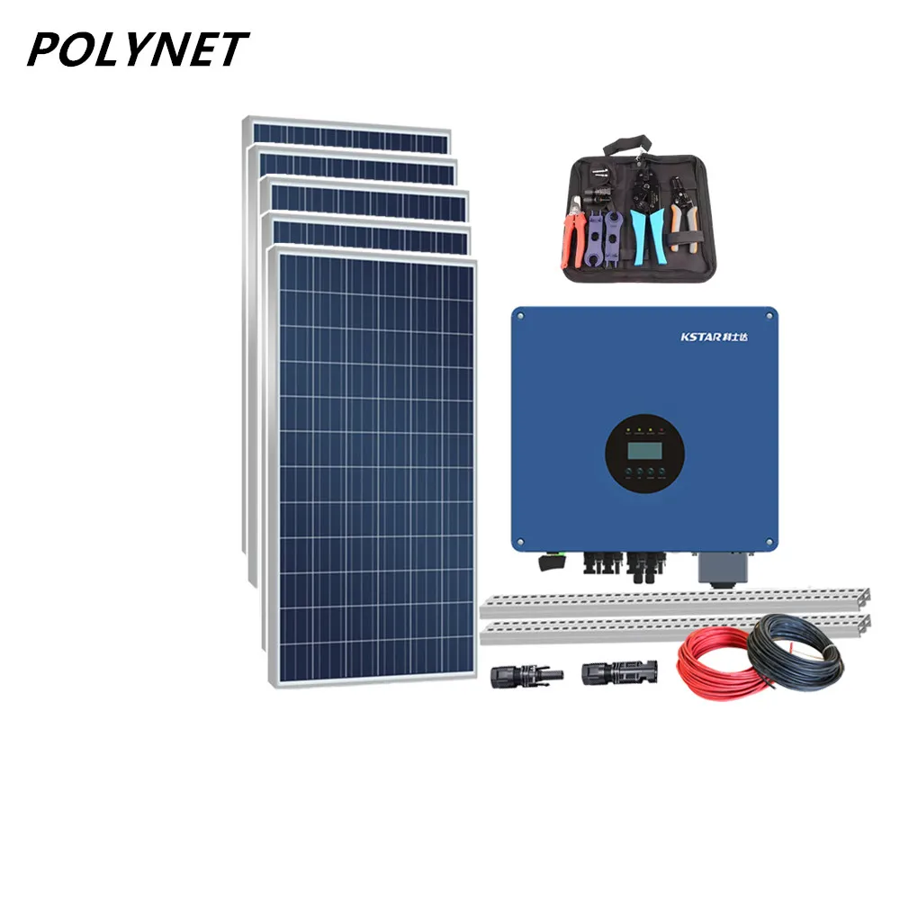 

Polynet on grid 10 kva solar power 10kva system kit 10kw energy systems