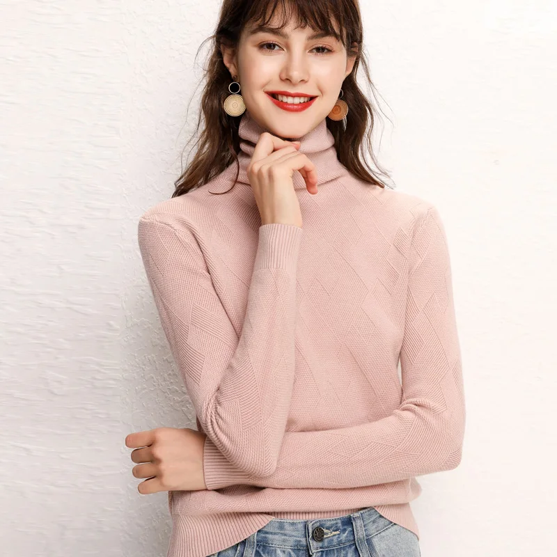 Ткань Стиль свитер осенне зимняя Дамская обувь 2019 Новый Модный пуловер со