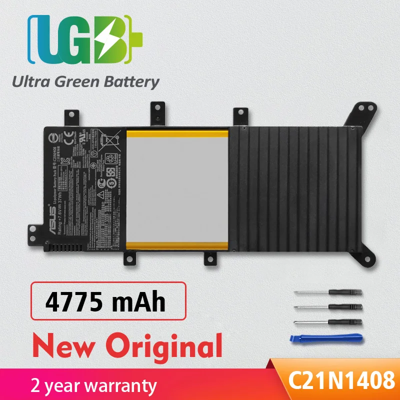 

UGB New Original C21N1408 0B200-01130300 Battery Replacement For ASUS VivoBook 4000 MX555 V555L V555LB V555U X555LN Tablet