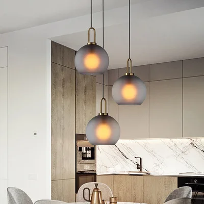 

Modern Glass Pendant Light Nordic Dining Room Kitchen Light Designer Hanging Lamps Avize Lustre Lighting Ing hanglamp