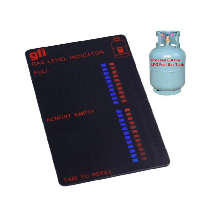 

Plastic Liquid Crystal Black Practical Propane Gas Tank Liquid Level Indicator Magnetic Bottle Gas Measuring Device