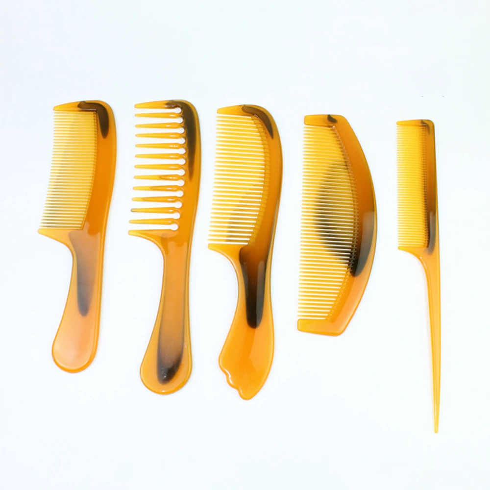 1 шт. Антистатическая широкая зубчатая расческа для волос с пластиковой ручкой