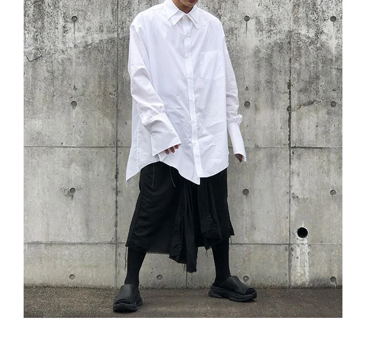 Рубашка мужская приталенная с длинным рукавом модный брендовый деловой