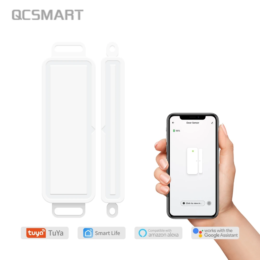 

Tuya Smart Life Wi-Fi дверной окна Сенсор открываются закрываются детектор уведомления приложения Secruty Предупреждение домашнего устройства в режим ...