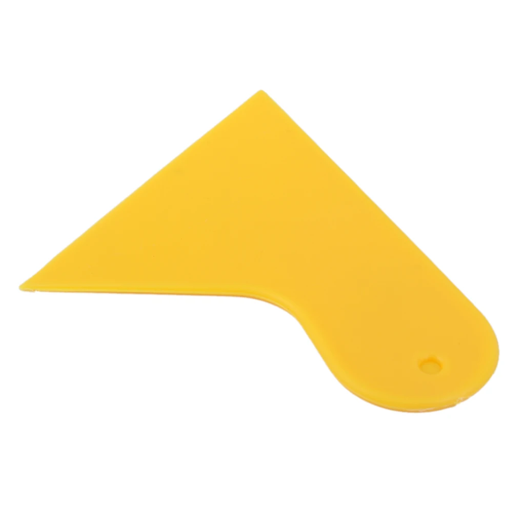 10 шт. желтый контурный скребок для окна гибкая пленка автомобиля инструмент