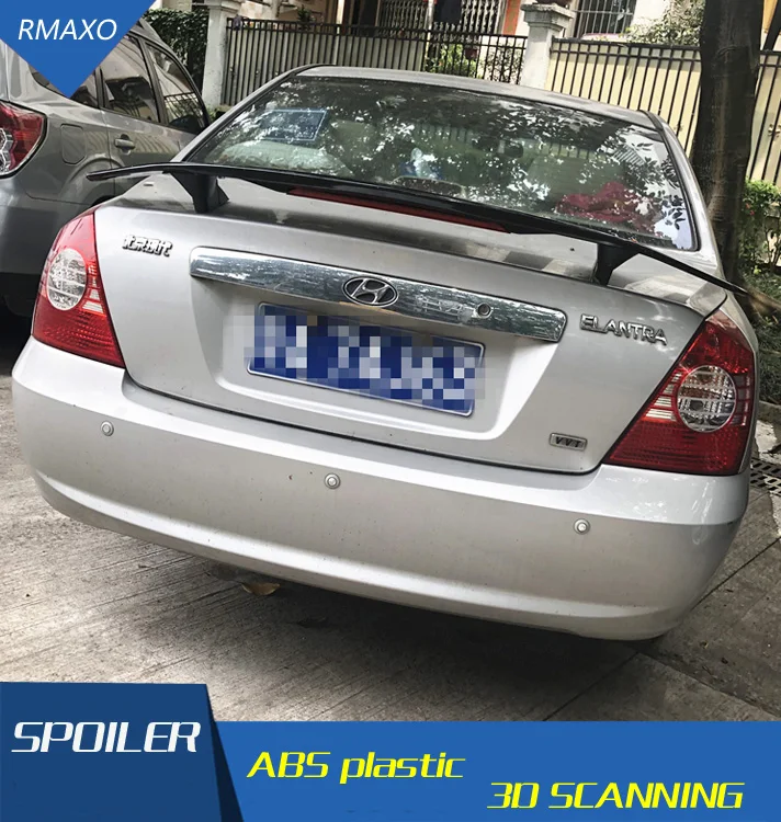 Спойлер для автомобиля Elantra 2006 2015 Hyundai спойлер из высококачественного АБС