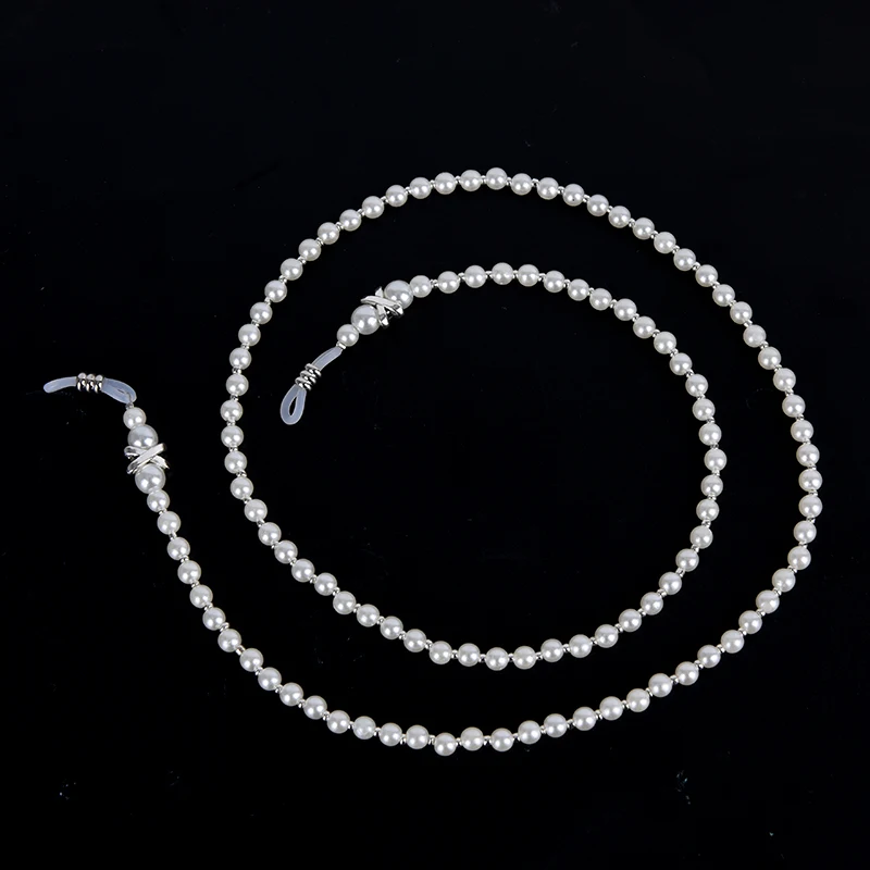 Модные элегантные цепочки для очков ручной работы с имитацией жемчуга женские