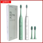 Электрическая зубная щетка gollinio GL12A, вращающаяся щетка для взрослых с таймером с зарядкой USB, 5 режимов работы