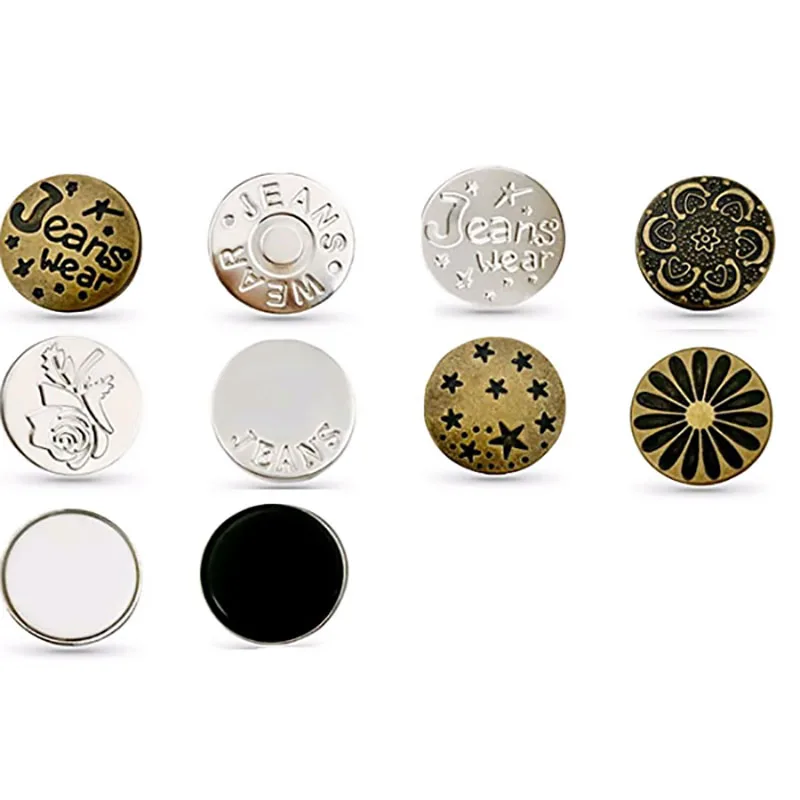Крепежные металлические кнопки для джинсов с застежкой 4/8 шт. | Дом и сад