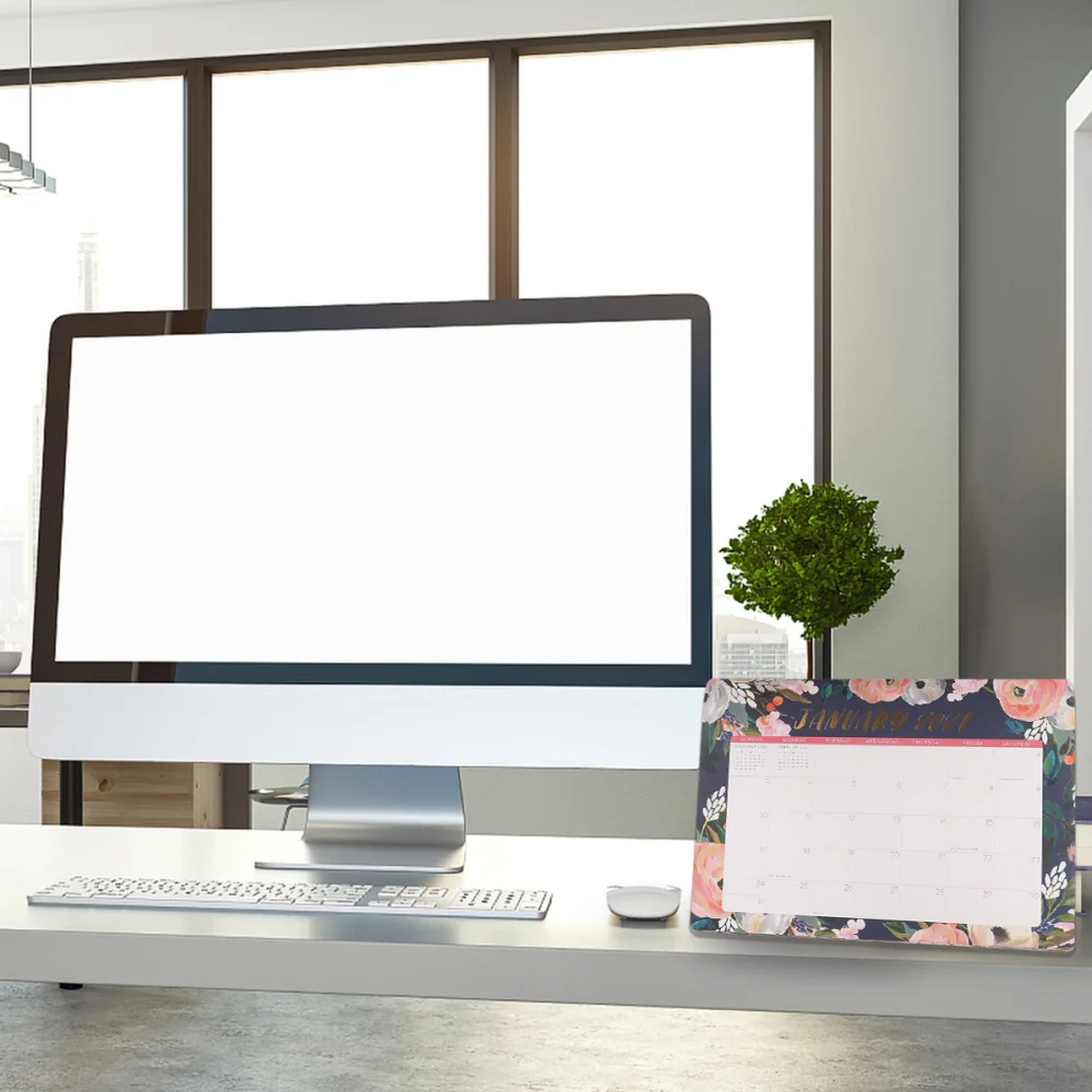 

1Pc Note-taking Calendar Tabletop Calendar Simple Desk Calendar 2021 Calendar
