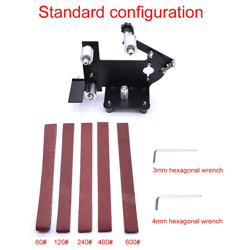 Electric Angle Grinder Belt Sander Metal Wood Sanding Belt M14 Adapter For Grinder Metal Polishing Woodworking Tools