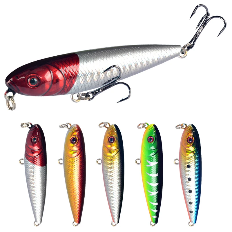 

1PCS 8cm 9g Floating Pencil Fishing Lure Top Water Dogs Hard Lures Baits Wobbler Artificial Hard Bait Fishing Tackle Pesca