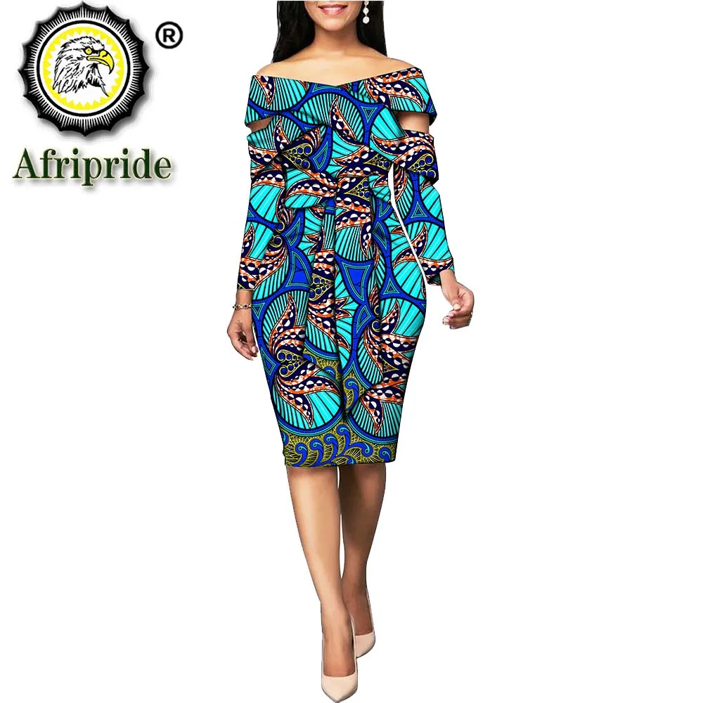 Платья с Африканским принтом для женщин летние платья поясом вечерние из ткани