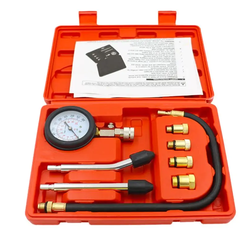 

Portable Motor Auto Petrol Gas Engine Cylinder Pressure Gauge Compression Tester