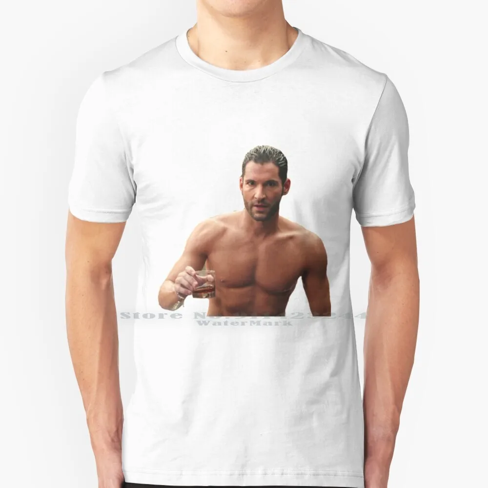 Футболка Lucifer из 100% чистого хлопка футболка Luci Netfli для ТВ-шоу детектива любви без