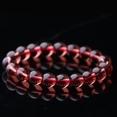 rose red Браслеты Для Йоги модные браслеты из натурального камня для женщин и мужчин имитация розы Quartzs тигровые глаза агаты из бисера Pulseira Masculina - Окраска металла: rose red