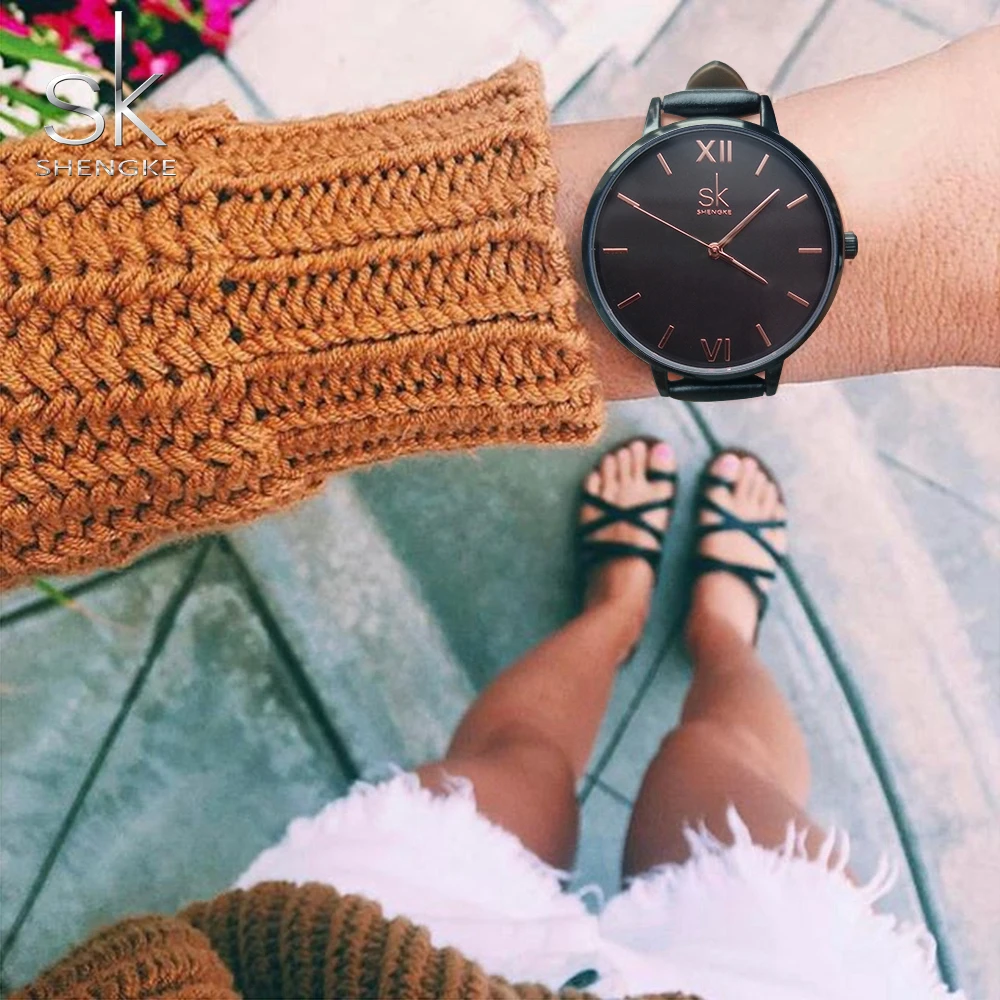 

relogio SK Top Brand Luxury Fashion Women Watches Women's Watches Ladies Watch Women Leather Clock reloj mujer montre femme