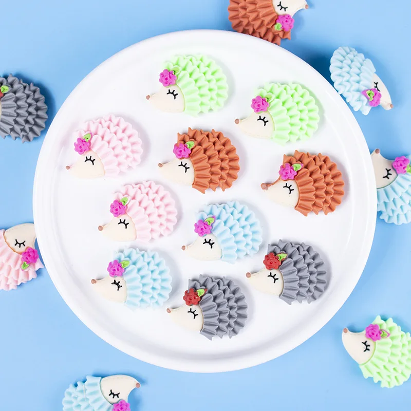 

10pcs/lot Resin Animal Cartoon Resin flatback Charm For DIY Hair Bow Scrapbooking Decoration