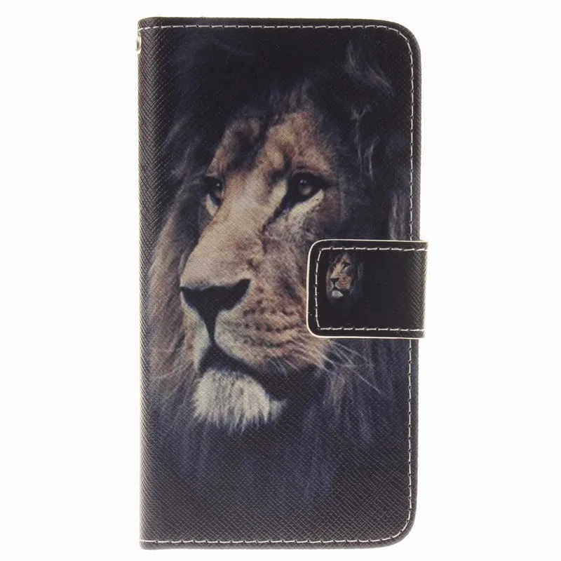 Lion DEEVOLPO кожаный чехол-кошелек для huawei P10 P9 Lite Mini P8 Lite Y3 Y5 Y7 Honor 8 флип-чехол с тигром львом колокольчиком D09F - Цвет: Lion