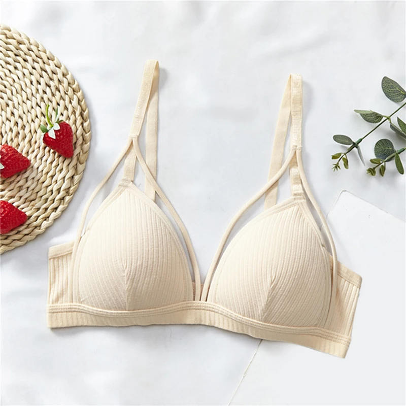 

Seamless Beauty Back Bra Comfort Breathable Wild Solid Color Bras Sexy Underwear Women's Intimates Lingerie Seamless Lingerie