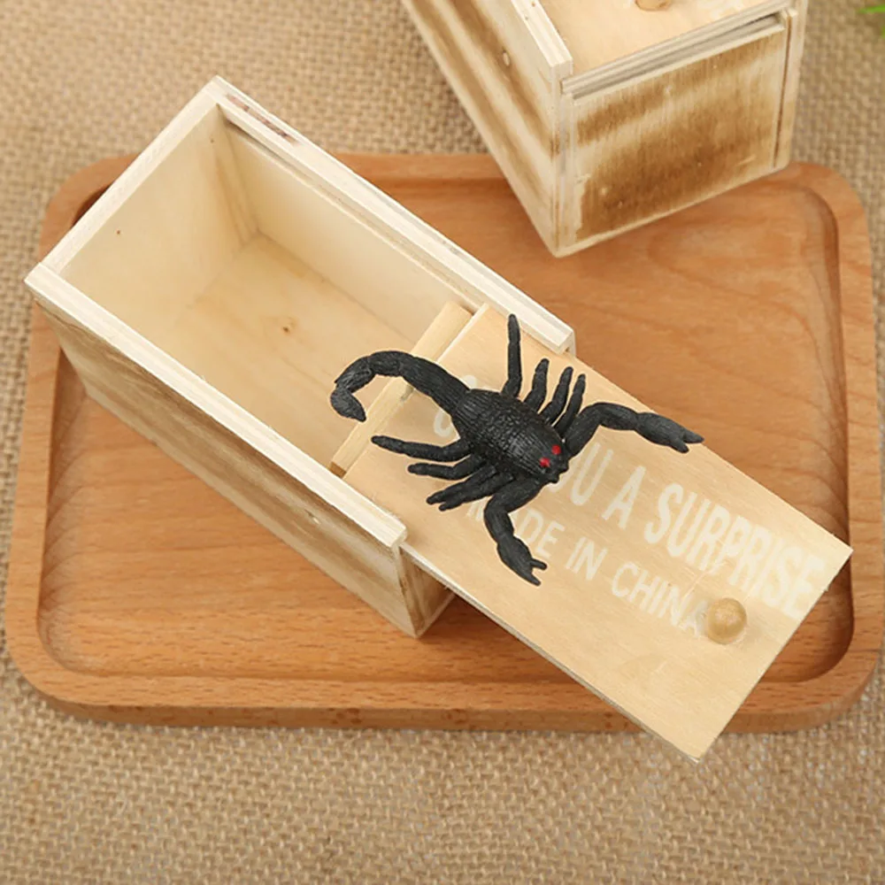 Новинка шуточная игрушка деревянная розыгрыш забавная пугающая Маленькая