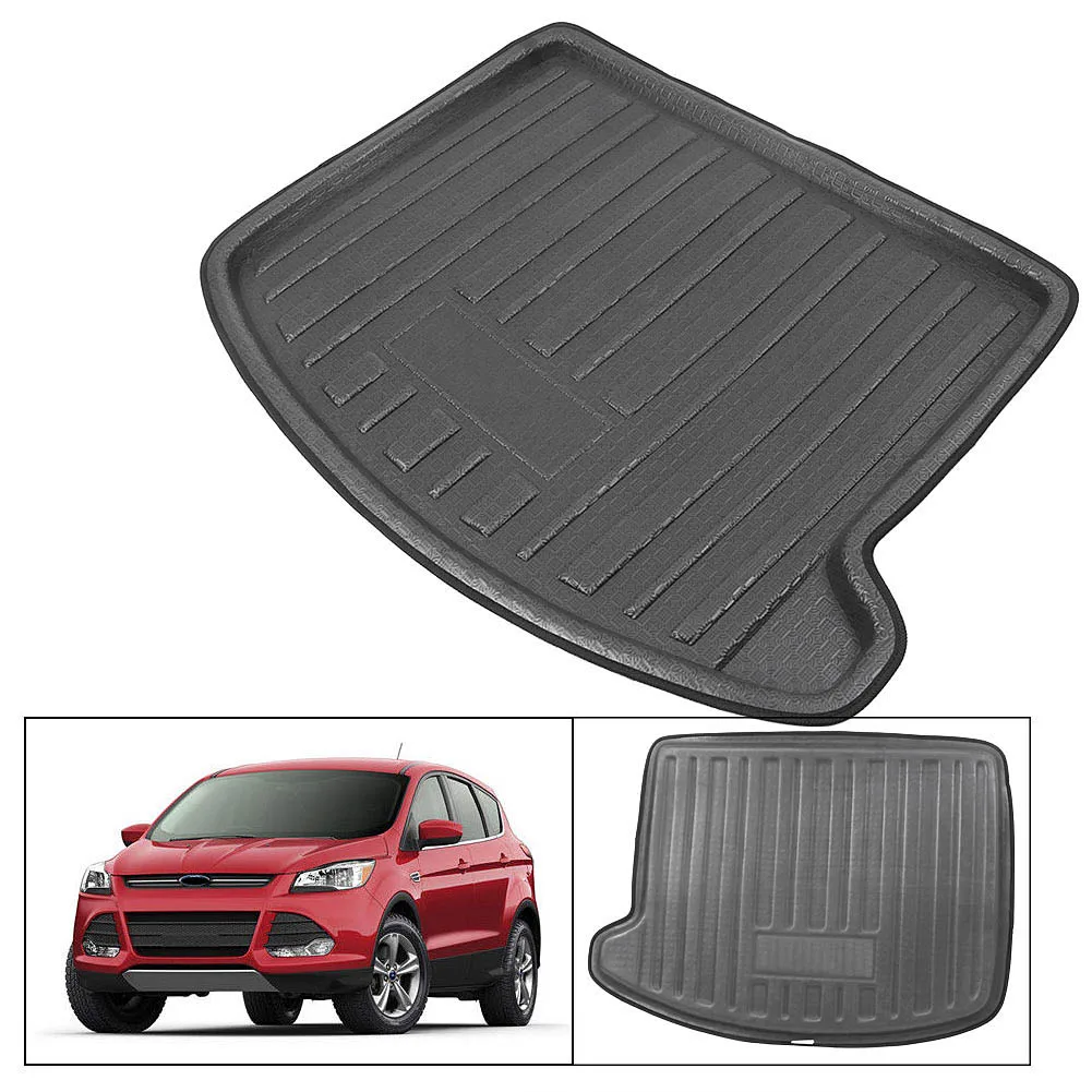 

Автомобильный коврик для заднего багажника, напольный коврик из термопластичной резины, коврик для защиты от грязи, чехол для Ford Escape 2013, чер...