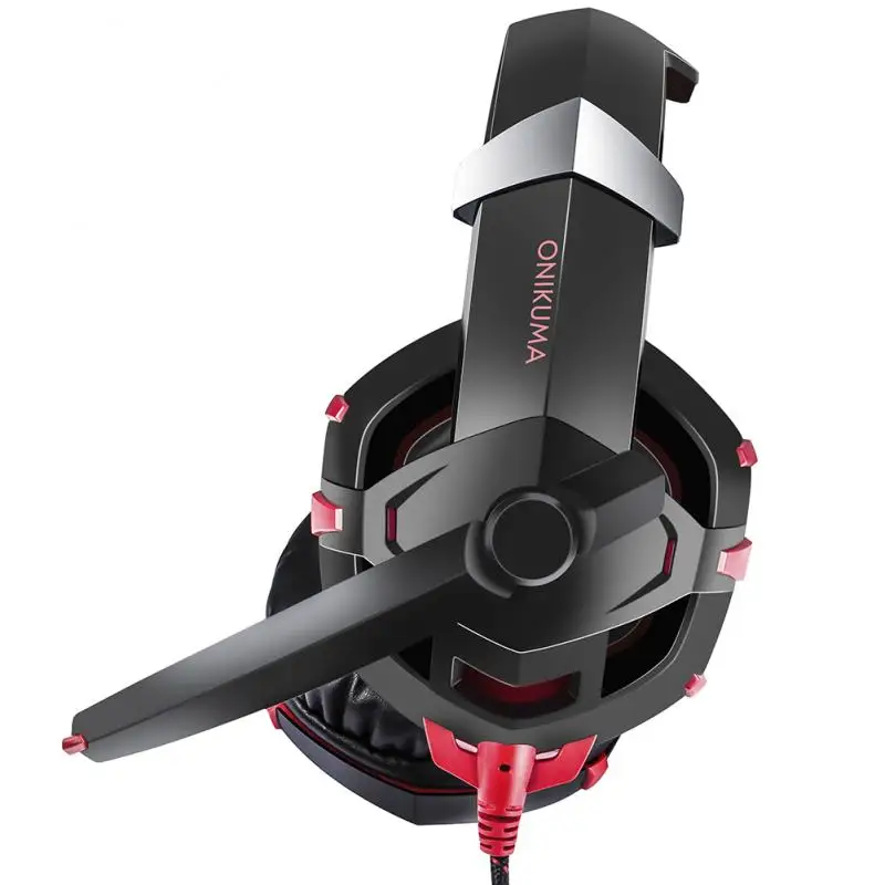 Новинка ONIKUMA K2 PS4 игровая гарнитура casque PC стерео наушники с гарнитурой с микрофоном светодиодный фонарь для ноутбука планшета