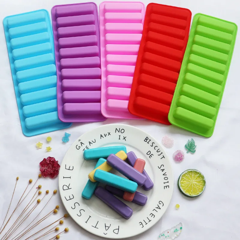 

10 with Finger Cookie Cutter Strip Ice Tray Ice Mold XG215