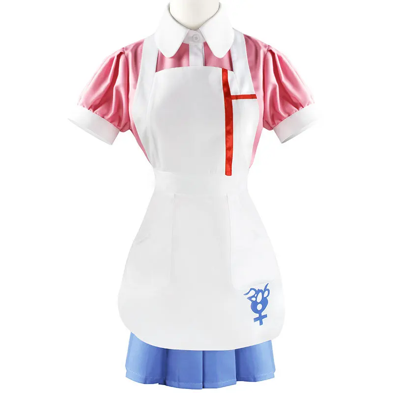 

Anime Super Dangan Ronpa 2 : Sayonara Zetsubou Gakuen Cospaly Costume Mikan Tsumiki Cospaly Maid Suit Shirt+skirt+apron