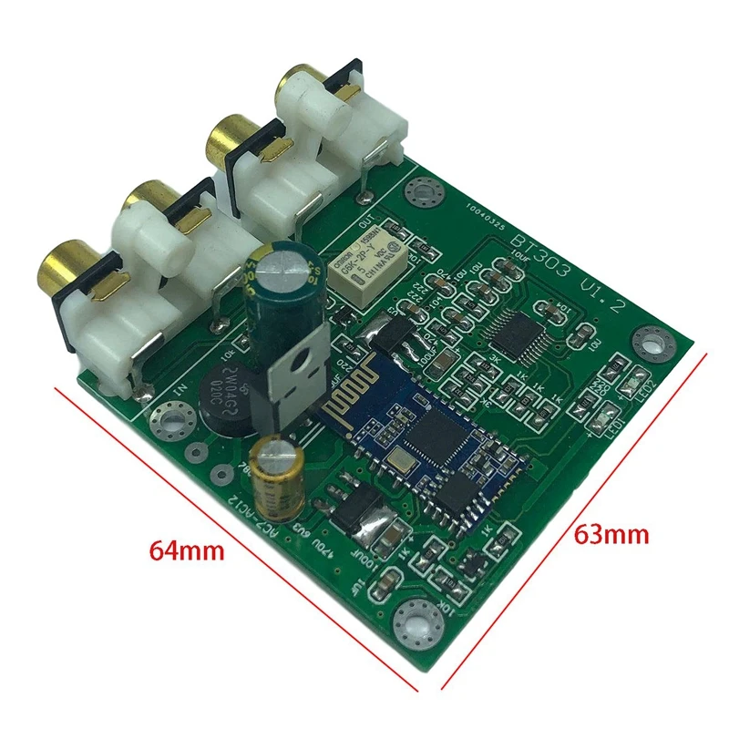 

MOOL HC323B MINI CSR QCC3003 Bluetooth 5.0 with Independent DAC Decoding PCM5102 Bluetooth Receiver with Antenna