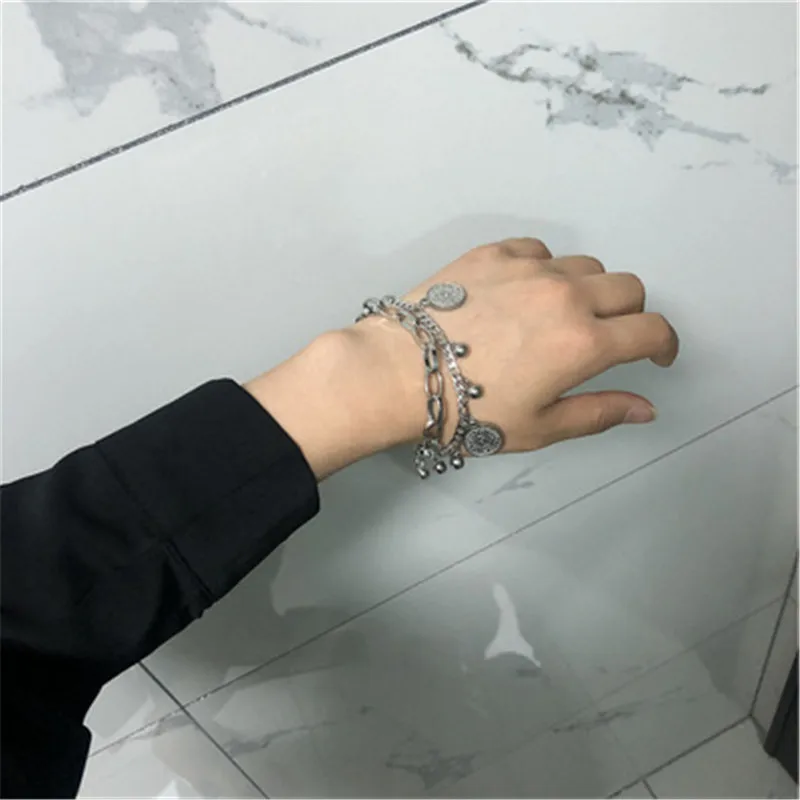 

SexMara Punk Hip Hop Personality Butterfly Little Bear Lovely Cool Bracelet For Women Men Girls Party Titanium Steel Jewelry