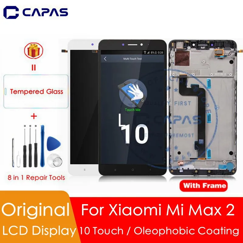 Оригинальный Для Xiaomi mi Max 2 ЖК дисплей Дисплей Сенсорный экран планшета в сборе с