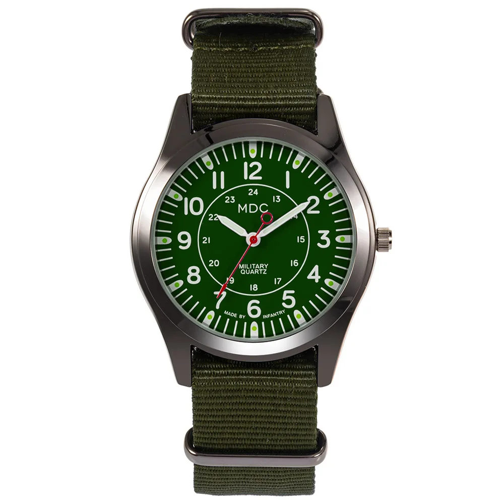 Стрелковые военные часы Для мужчин светятся в темноте s лучший бренд класса люкс