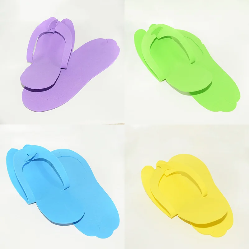 12 пар домашние одноразовые Тапочки для педикюра салон отель шлепанцы из