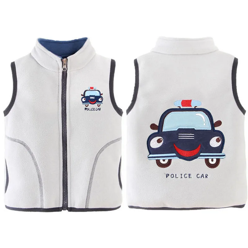 SAILEROAD 2-11Years Весна Осень Baby Toddler Boy Vest Сплошные цвета Дети Дети Мальчики Девочки Водолазка Жилет с молнией - Цвет: 89405 grey