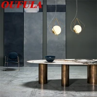 bright modern pendant lights copper home creative fixture decorative for dining room restaurant