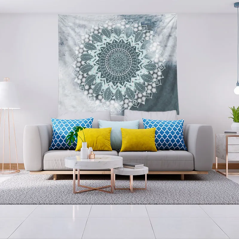 Популярный настенный гобелен индийский из полиэстера богемное пляжное одеяло