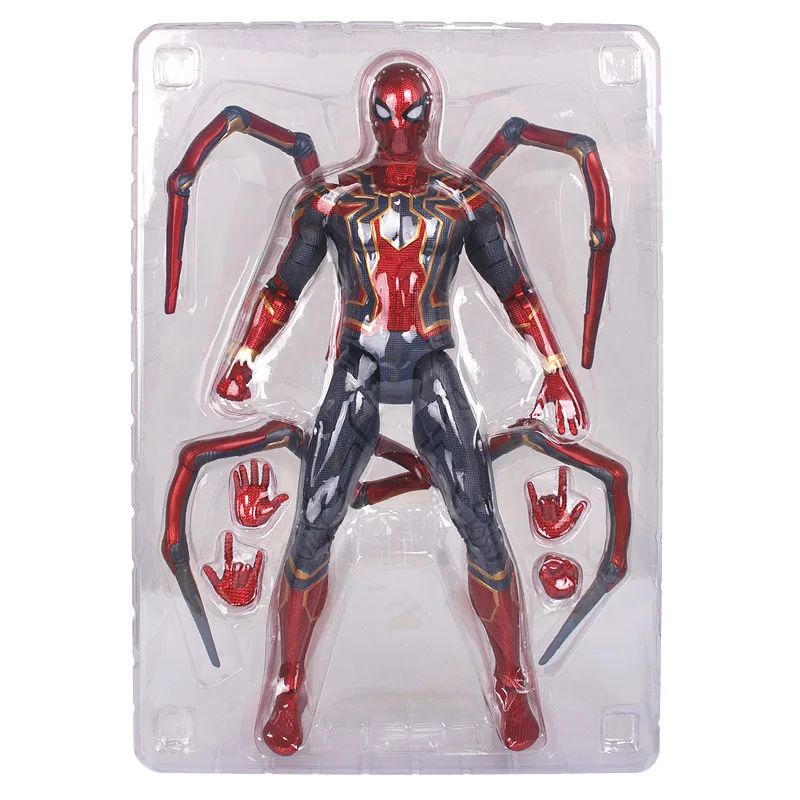 Фигурка героя Marvel 14 дюймов Человек паук кукла Мстители суставы может вращать
