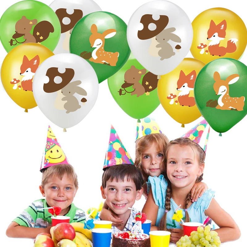 12 дюймов джунгли сафари Искусственный Кролик лиса олень белка детский праздник