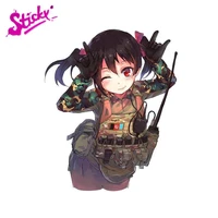 sticky girls frontline motorcycle game anime car sticker decal decor for motorcycle off road laptop trunk guitar