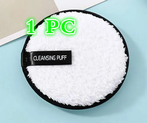 1 pc white 12 шт. подушечки для снятия макияжа многоразовые ватные диски средство для снятия макияжа для лица бамбуковые волокна уход за кожей лица подушечки для чистки кожи - Цвет: 1 pc white