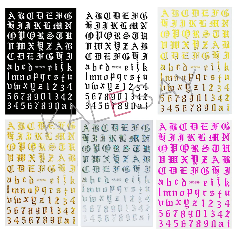 Наклейки для ногтевого дизайна наклейки ногтей в виде старого английского