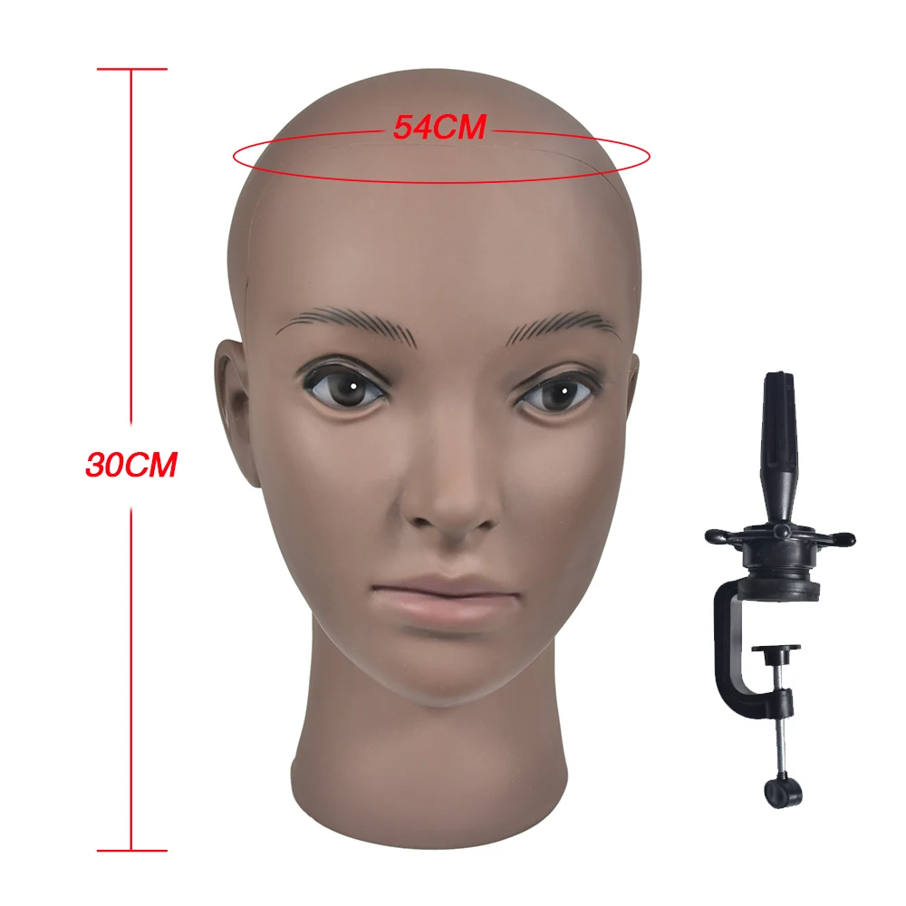 Горячая Распродажа голова манекена в африканском стиле без волос для парика