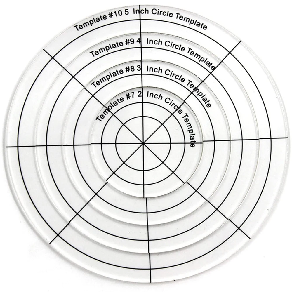 10 шт. набор акриловых шаблонов шаблон для квилтинга линейка шитья без движения