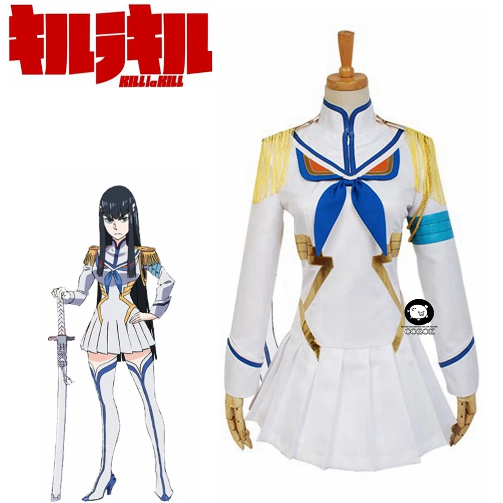 Популярный костюм для косплея из аниме Kill La Satsuki сделанный на заказ бесплатная